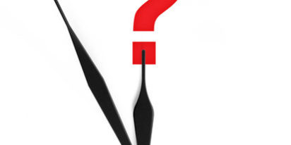 Clock Hands: Question Mark